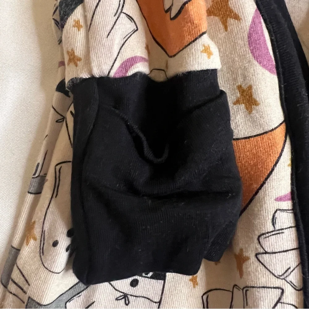 Sunshine Luckies Bamboo Pajama Bundle 0-3M Halloween Print‎ Zip Sleepers (2)